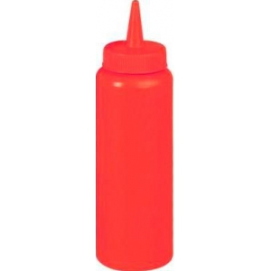 Емкость д/соуса 700мл пластик (красная)