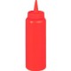 Емкость д/соуса 375мл пластик (красная)