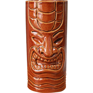 Стакан д/коктейлей "Тики" 350мл (керамика) коричневый