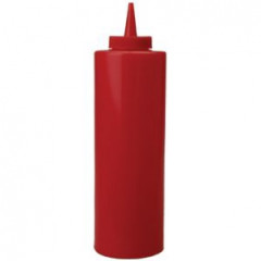 Емкость д/соуса 250мл пластик (красная)