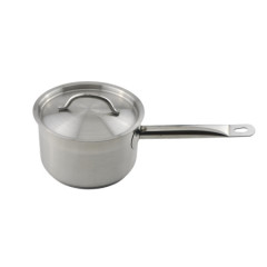 Сотейник с крышкой 2л, d=160мм, Н=100мм (нерж) ИНДУКЦИЯ