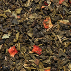 Чай зеленый "Земляника со сливками" 100г