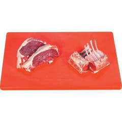 Доска разделочная (пластик) красная 500*350*12 мм